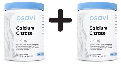 2 x Osavi Calcium Citrate - 240g