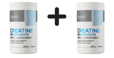 2 x OstroVit Creatine Monohydrate, Orange - 500g