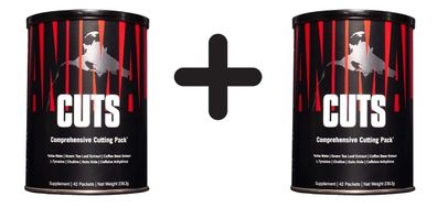 2 x Universal Nutrition Animal Cuts - 42 packs