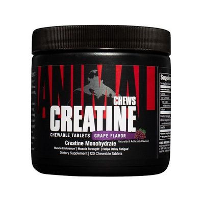 Creatine Chews, Grape - 120 chewable tablets