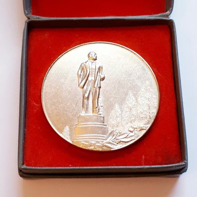 Medaille Lenin Monument in Kiew im Etui