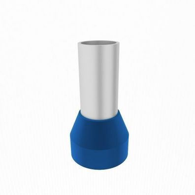 10 Stück E16/12 Aderendhülsen isoliert blau 16 mm² /12 mm E16-12 Aderendhülse
