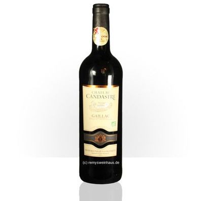 Vignerons de Rabastens 2022 Chateau Candastre Gaillac AOP 0.75 Liter