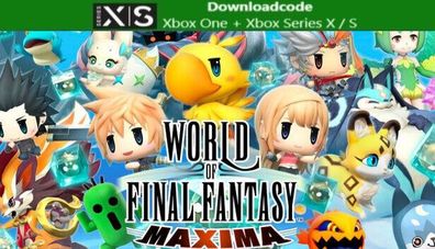 NEU für XBOX One Series X S Spiel World Of Final Fantasy Maxima Game Key NEW