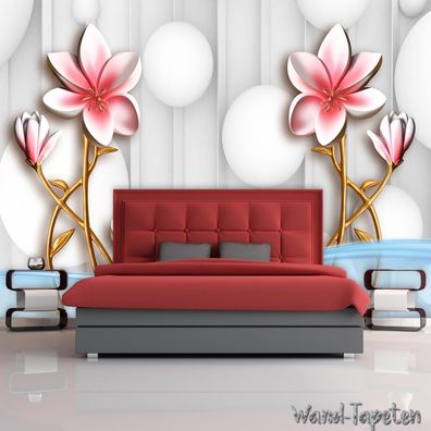 Vlies Fototapete Wandtapete Wandbilder 3D Erleichterung Wohlhabende Lotus 1672