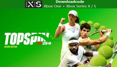 NEU für XBOX One Series X S Spiel TopSpin 2K25 Deluxe Edition Game Key Email 24h