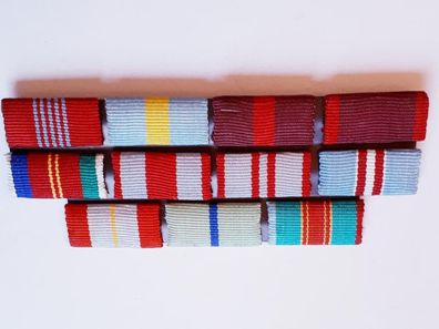 UDSSR Interimsspange Ordensspange 11-teilig