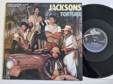 The Jacksons/ Michael Jackson - Torture (Long Version) 12'' Vinyl Maxi Europe