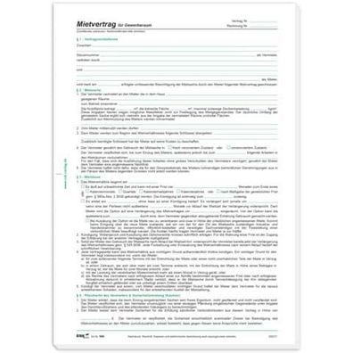 RNK Verlag 598/10 Mietvertrag für Gewerberäume