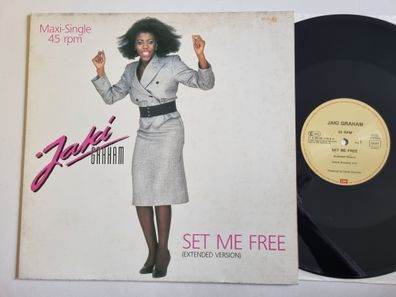 Jaki Graham - Set Me Free (Extended Version) 12'' Vinyl Maxi Europe