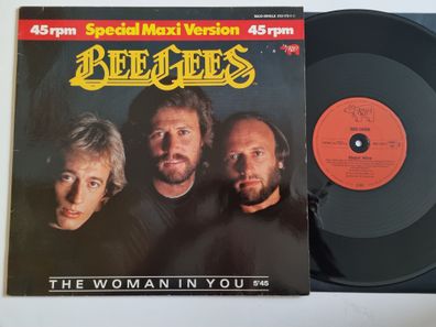 Bee Gees - The Woman In You/ Stayin' Alive 12'' Vinyl Maxi Germany