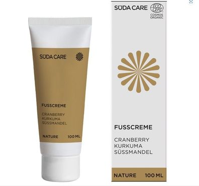 SÜDA CARE -  NATURE Fußcreme - 100 ml Spendet Feuchtigkeit