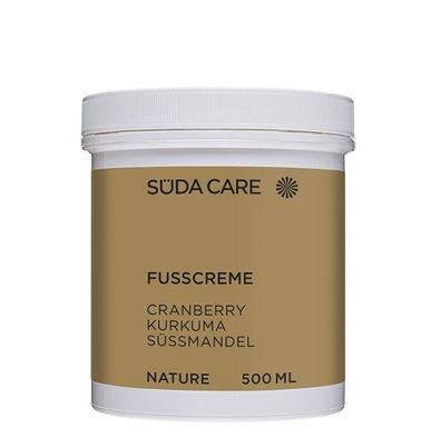 SÜDA CARE - NATURE Fußcreme - 500 ml - Spendet Feuchtigkeit