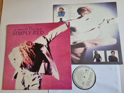 Simply Red - A New Flame Vinyl LP Europe Misprint