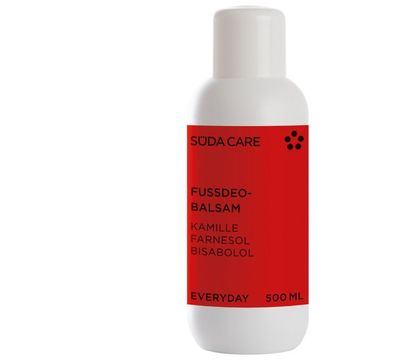 SÜDA CARE - Everyday - Fußdeobalsam - 500 ml - Zuverlässige Hilfe gegen Fußgeruch