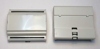 ABS Gehäuse MR6-KAL hellgrau 105x61,7x87,5mm fér DIN-Hutschiene