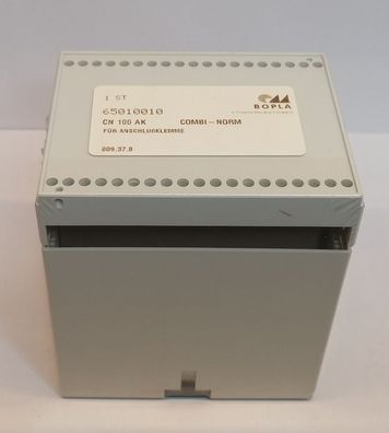Bopla CN100AK ABS-Gehäuse 100x94,5x72 hellgrau Hutschiene