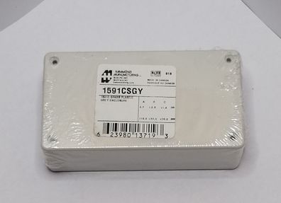 Hammond 1591CSGY Kunststoff ABS-Gehäuse 120x65x40 grau IP54
