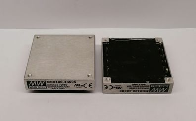 Mean Well MHB100-48S05 DC/DC-Conv 36-75V: 5V 20A 100W