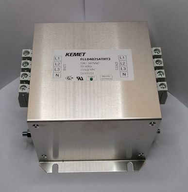 Kemet FLLD4025ATHT3 FIL4025 Netzfilter 3-phasig+N 4025 25A 530/305VAC