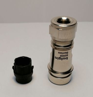 Bulgin Buccaneer 6000 PXM6011/08P/CR/0709 Metall In-Line Flex 8pol crimp