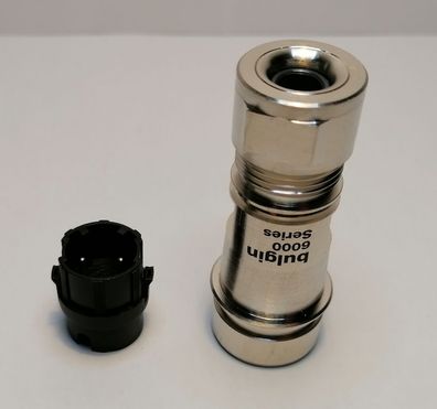 Bulgin Buccaneer 6000 PXM6011/02P/ST/0507 Metal In-Line Flex 2pol schraub