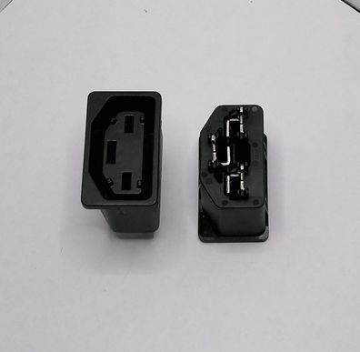 Schurter 3-104-046 Einbaubuchse GS21 Snap-In 3-Polig 10A 400VDC