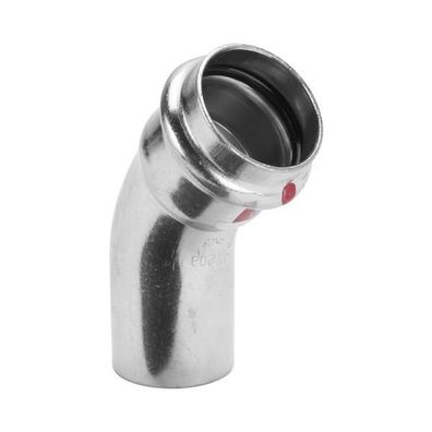 Viega Bogen 45 Grad mit SC Prestabo 1126.1 in 18mm Stahl verzinkt