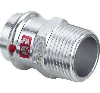 Viega Übergangsstück mit SC Prestabo 1111 in 22mm x R3/4 Stahl verzinkt