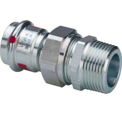 Viega Verschraubung mit SC Prestabo 1165 in 22mm x R3/4 Stahl verzinkt