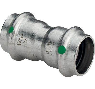 Viega Muffe mit SC Sanpress Inox 2315 in 28mm Edelstahl