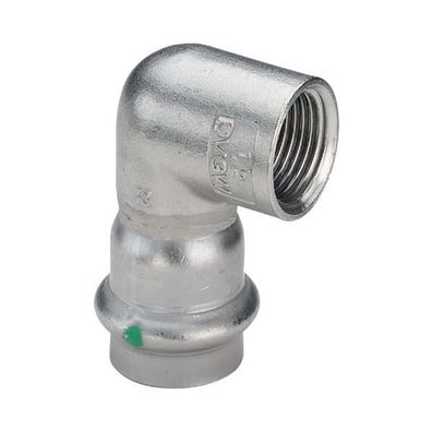 Viega Winkel 90 Gr mit SC Sanpress Inox 2314.2 in 22mm x Rp3/4 Edelstahl