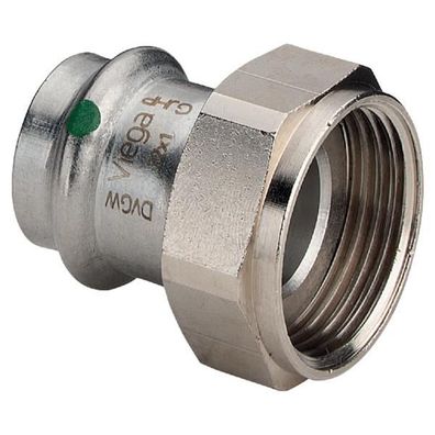 Viega Verschraubung mit SC Sanpress Inox 2363 in 28mm x G1 1/4 Edelstahl
