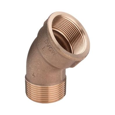 Viega Bogen 45 Grad 3121 in R1 1/2 x Rp1 1/2 Rotguss