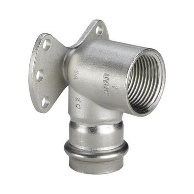 Viega Wandscheibe mit SC Sanpress Inox 2325.5 in 18mm x Rp1/2 Edelstahl