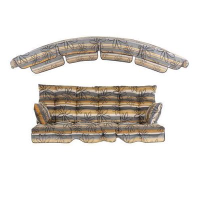 Auflagen-Set Ravenna für Hollywoodschaukel 170 cm mit Sonnendach C037-16PB PATIO
