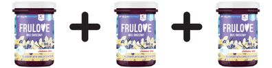 3 x Allnutrition Frulove Mousse, Blueberry with Vanilla - 500g