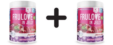 2 x Allnutrition Frulove In Jelly, Raspberry & Pomegranate - 1000g
