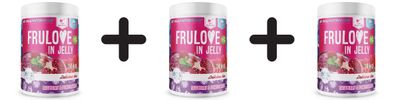 3 x Allnutrition Frulove In Jelly, Raspberry & Pomegranate - 1000g