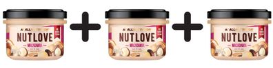 3 x Allnutrition Nutlove Smooth Cream, Macadamia - 200g