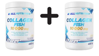 2 x Allnutrition Collagen Fish, 10000mg (Mango) - 480g