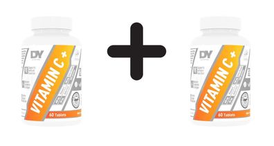 2 x Dorian Yates Vitamin C+ - 60 tablets