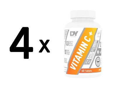 4 x Dorian Yates Vitamin C+ - 60 tablets