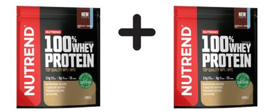 2 x Nutrend 100% Whey Protein, Chocolate + Coconut - 1000g
