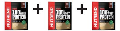 3 x Nutrend 100% Whey Protein, Chocolate + Coconut - 1000g