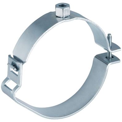 GE Rohrschelle mit Gewindemuffe M10 verstellbar d125/133