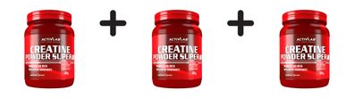 3 x Activlab Creatine Powder Super Unflavoured (500g) Neutral