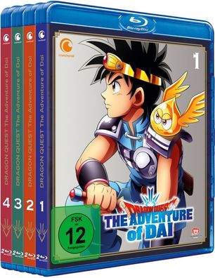 Dragon Quest - The Adventure of Dai - Staffel 1 - Bundle - Vol.1-4 - Blu-Ray