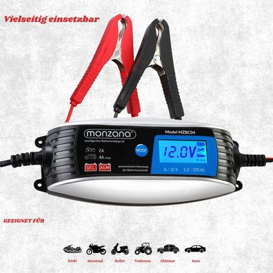 Intelligentes Autobatterie-Ladegerät - Automatisches Batterieladegerät