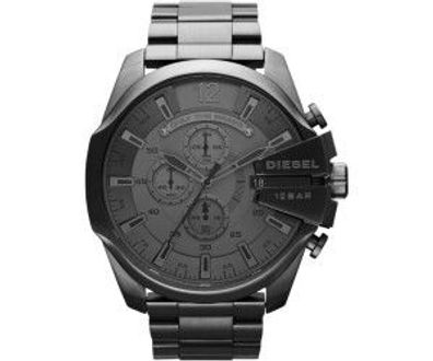 Diesel Herren Chronograph Quarz Uhr mit Edelstahl Armband DZ4282